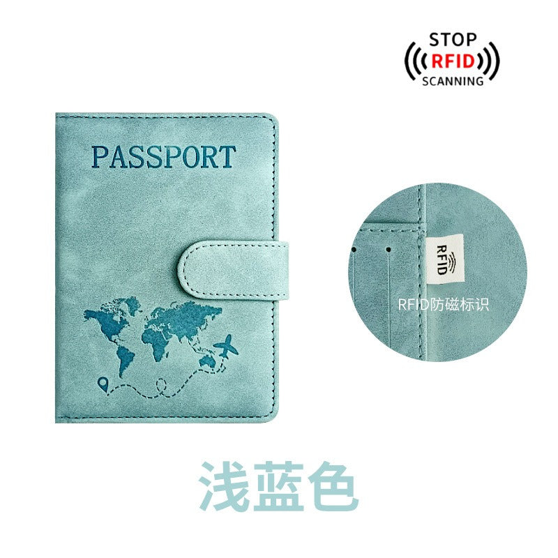 Passport Wallet Premium — RFID Blocking (10 Cores)