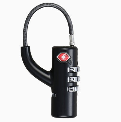 Cadeado TSA de Cabo para Bagagem (4 Cores)