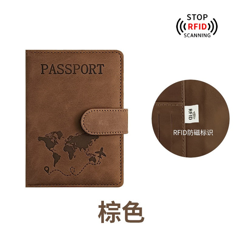 Passport Wallet Premium — RFID Blocking (10 Cores)