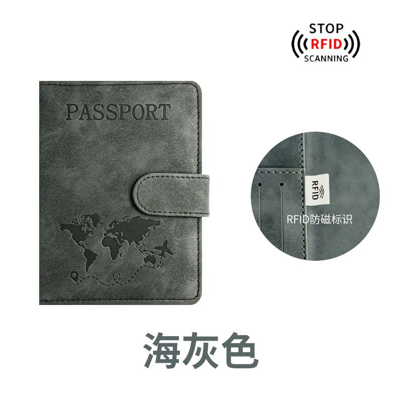 Passport Wallet Premium — RFID Blocking (10 Cores)