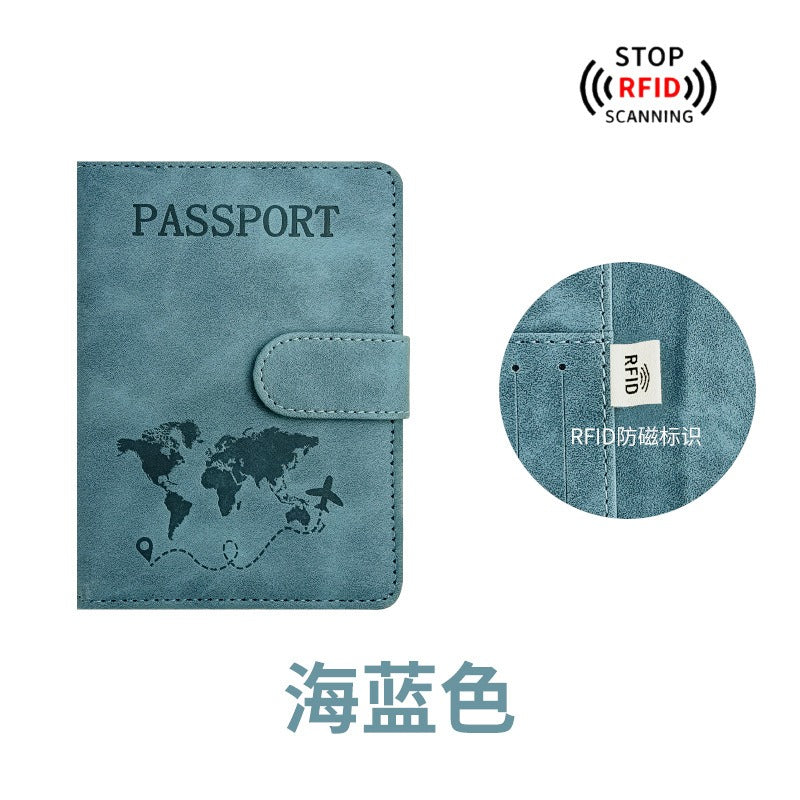 Passport Wallet Premium — RFID Blocking (10 Cores)