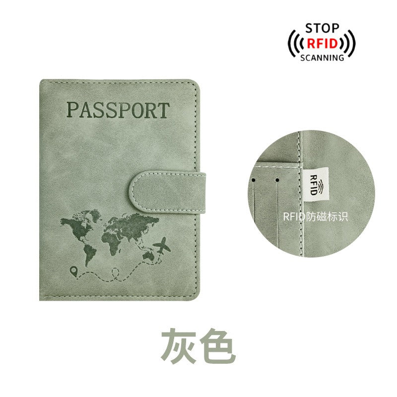 Passport Wallet Premium — RFID Blocking (10 Cores)