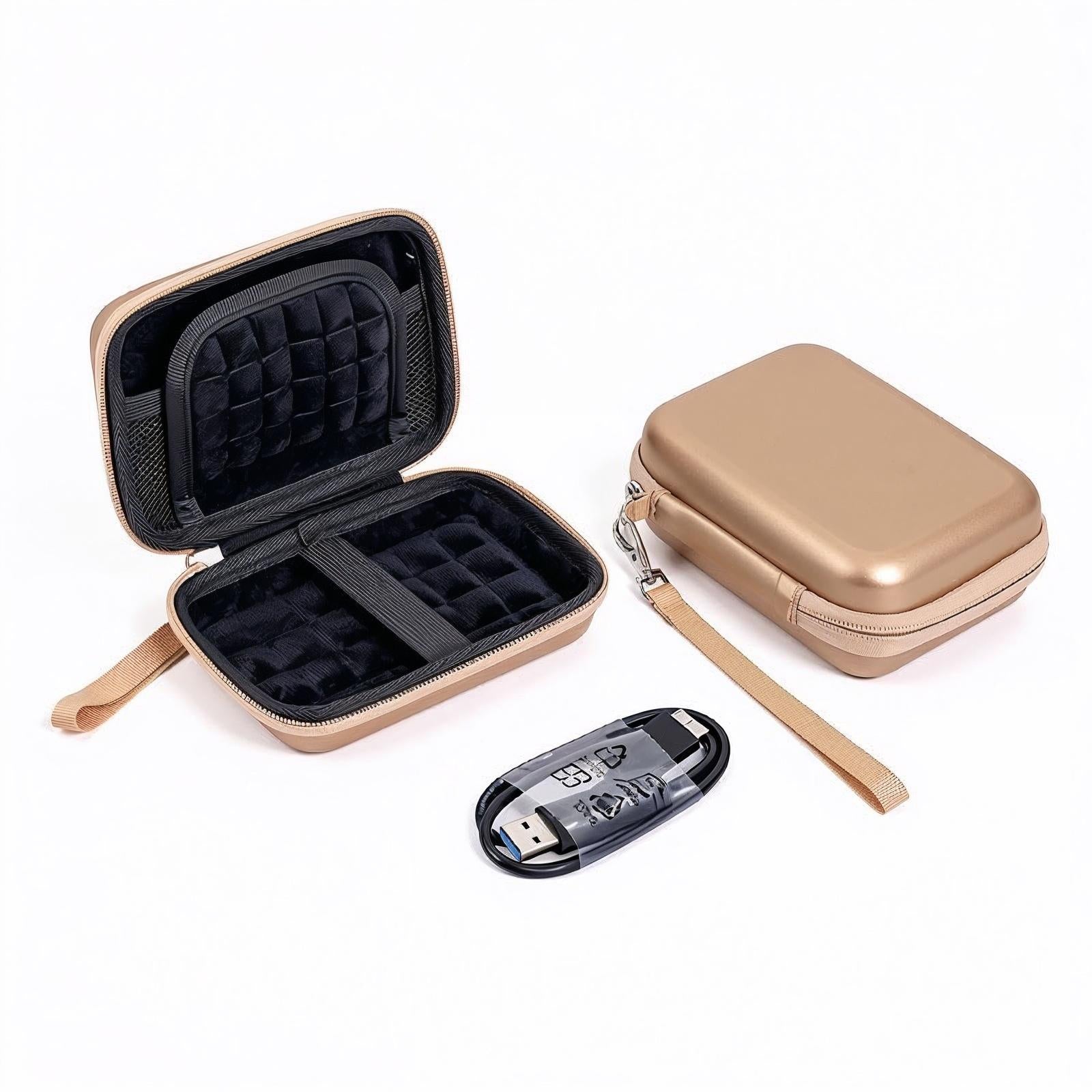 Estojo Protetor para Disco Rígido Externo com Cabo (2 Cores)