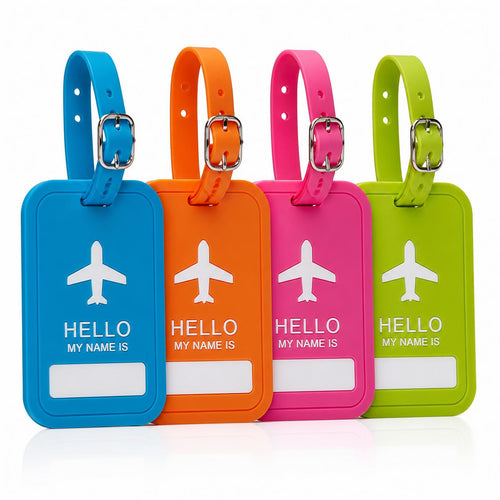 Alyvisun Pack of 4 Suitcase Identifiers