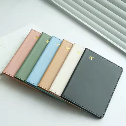 Passport Travel Wallet (Leather, RFID Blocking)