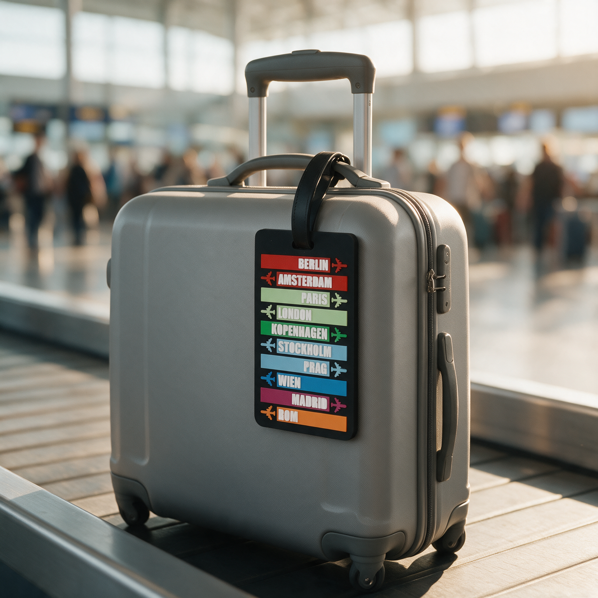 Passo 4: Viaja com a mala identificada