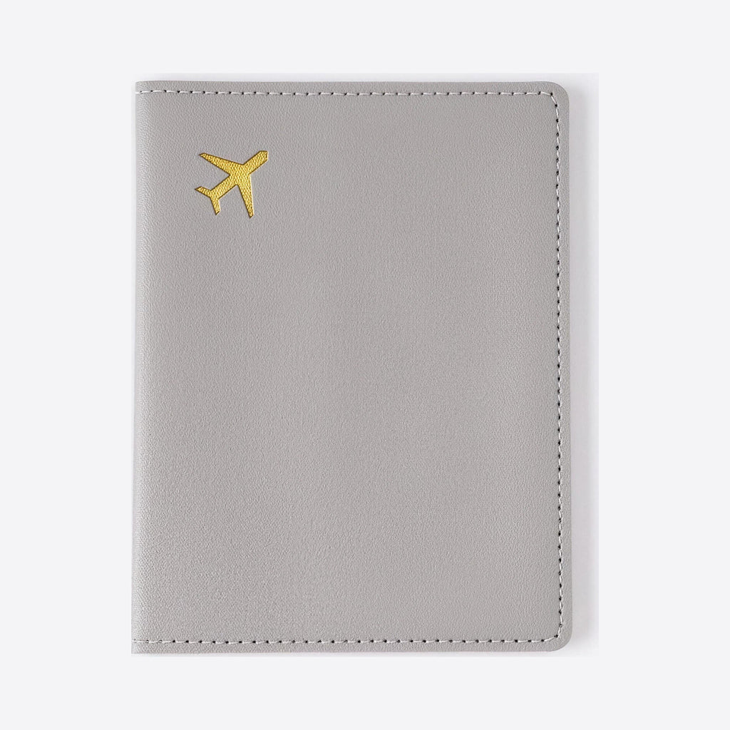 Carteira de Passaporte de Viagem Cinzento